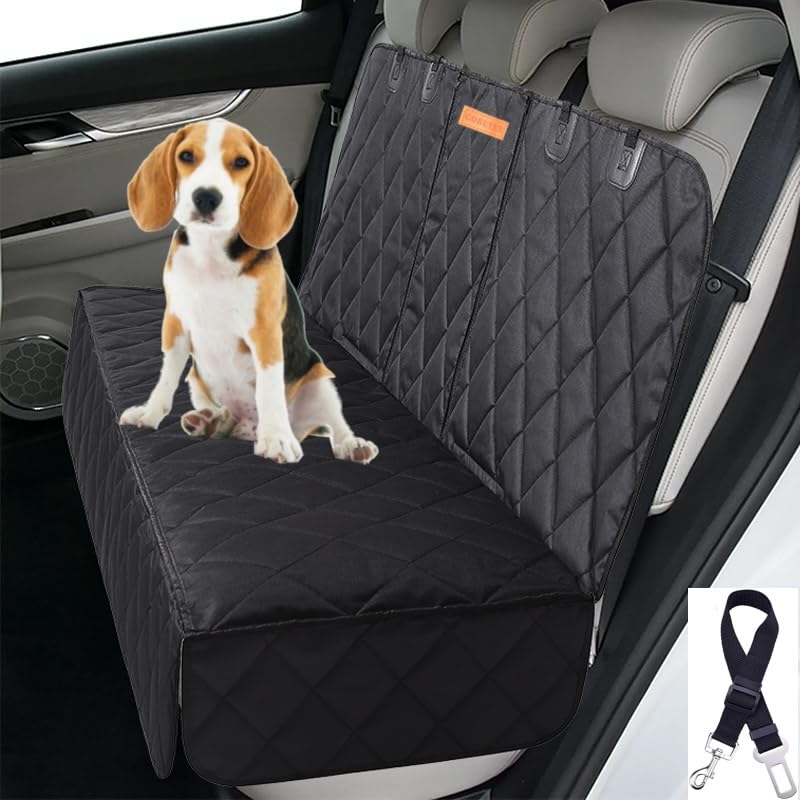 GoBuyer Dog Car Seat Cover Protector Liner for Car Boot and Back/Rear Seat Acces