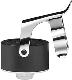 Cuisinart Champagne Stopper, Stainless Steel, Airtight, 6.13", CTG-00-CHS | Preserves champagne freshness, one-hand operation, stainless steel construction, fits standard bottles