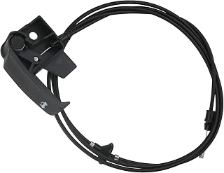 Hood Release Cable Pull Handle Assembly 15142953 912-017 Compatible with 1999-2007 Chevy Avalanche Silverado Suburban Tahoe, GMC Sierra Yukon, Cadillac Escalade Pickup Truck