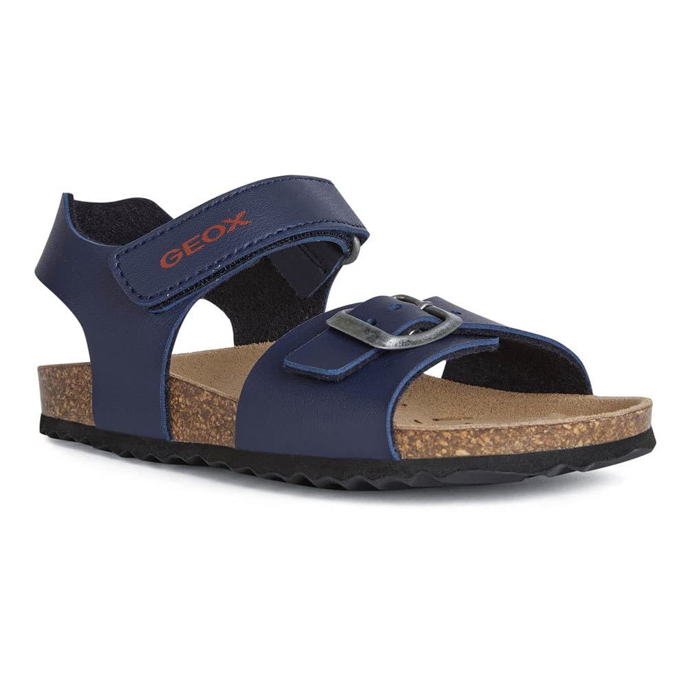 Geox - j ghita boy sandal - 33 - navy-rosso