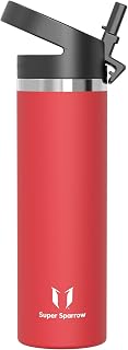 Sparrow Insulated Water Bottle with Straw Metal Bottles 500ml/750ml/1L/1.5L