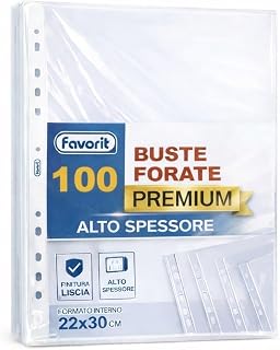 Favorit High Gloss Perforated Envelopes 22 x 30 cm Pack of 100 Transparent