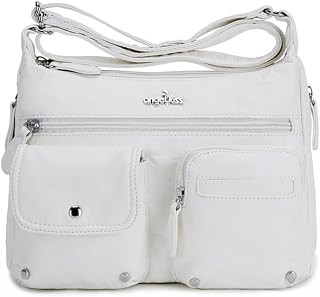 Angel Kiss Crossbody Bags for Women, Ladies Shoulder Handbags and Purses Medium Faux Leather Pocketbooks