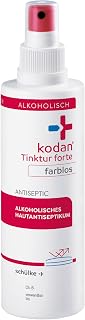 kodan® Tintur forte - Colourless 250 ml - Skin Disinfectant Spray with 24h Long-Lasting Effect - Colourless Skin Antiseptic Before Injections, Blood Removal & Surgery