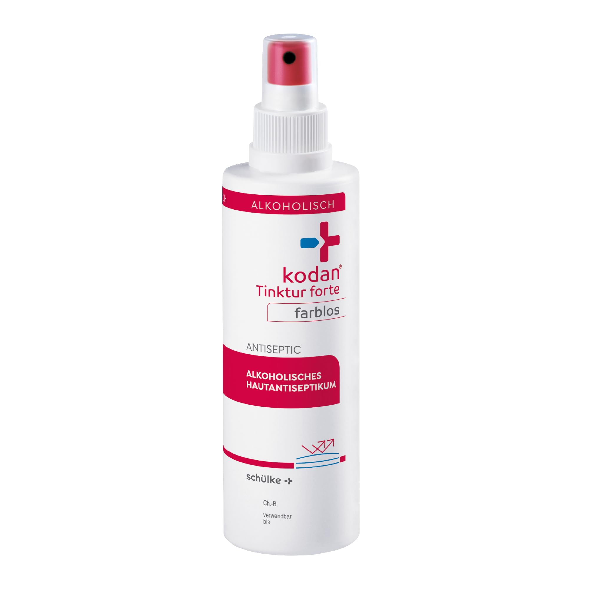 kodan® Tintur forte - Colourless 250 ml - Skin Disinfectant Spray with 24h Long-