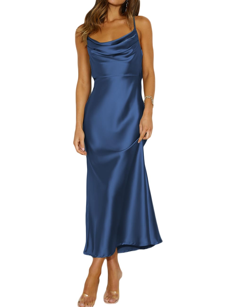 Mogidol Summer Dress for Women, Strapless Sweetheart Neck Off Shoulder Cocktail 