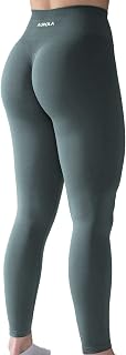 AUROLA Workout Leggings for Women Seamless Scrunch Tummy Control Gym Fitness Girls Sport Active Yoga Pants