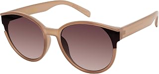 Vince Camuto Damen Vc1061 Retro Cat Eye 100% UV-Schutz Runde Sonnenbrille Luxe Geschenke für Sie 62 mm, Hautfarben, 62 mm