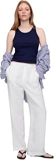 GAP Ladies Wide Leg Linen Trousers
