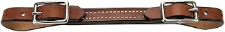 Weaver Leather Flat Bridle Leather Curb Strap, Rich Brown