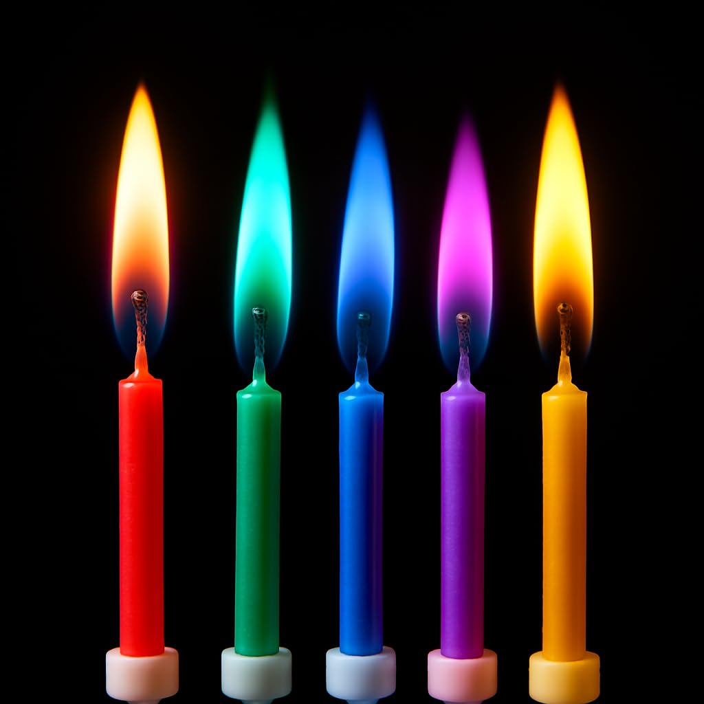 by Tugba Aydan - 24 Count Birthday Cake Candles Happy Birthday Candles Colorful 