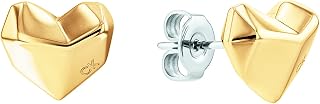Calvin Klein Stud Earrings for Women FACETED HEART Collection