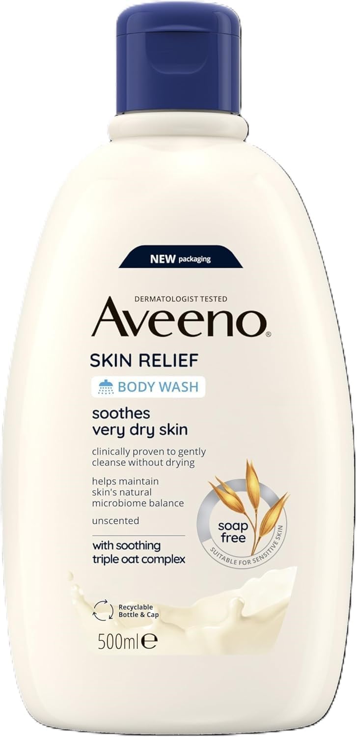 Aveeno Skin Relief Moisturising Body Wash for Sensitive Skin (1x 500ml) | Dermat