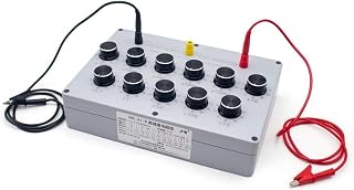 Adjustable Resistance Decade Box 0.1-10G Ohm, High Precision Variable Resistor Substitution for Lab Calibration & Electronic Testing