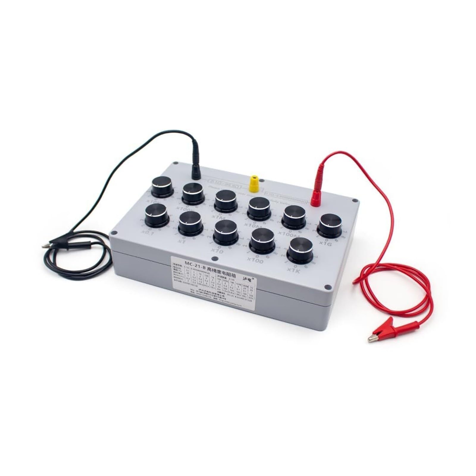Adjustable Resistance Decade Box 0.1-10G Ohm, High Precision Variable Resistor S