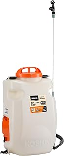 Koshin SLS-15HN 18 V 2.0 Ah Rechargeable High Pressure Sprayer Tank, 4.9 gal (15 L) SLS-15HN Diaphragm Pump, Backpack, Disinfectant, High Trees, Direct Hand, Switch, Quiet, Easy, Battery and Charger Sold Separately