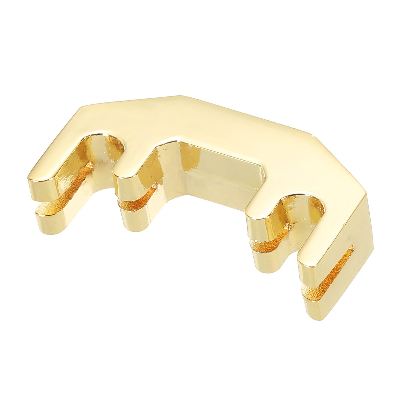 MECCANIXITY Metal Violin Mute Violin Silence Golden for Fiddle 4/4, 3/4, 1/2 Vio