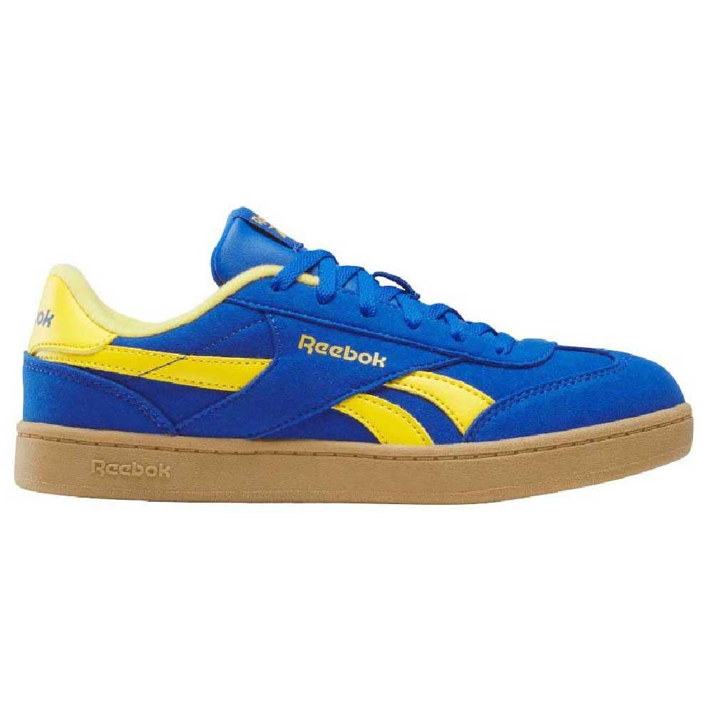Reebok Smash Edge Blue Leather Sneakers