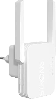 STRONG N300 WiFi Repeater, Long Range WiFi Amplifier | 300Mbps, WiFi Repeater, WiFi Signal Amplifier, WPS, LAN Port, Access Point Mode, Compatible with All Routers