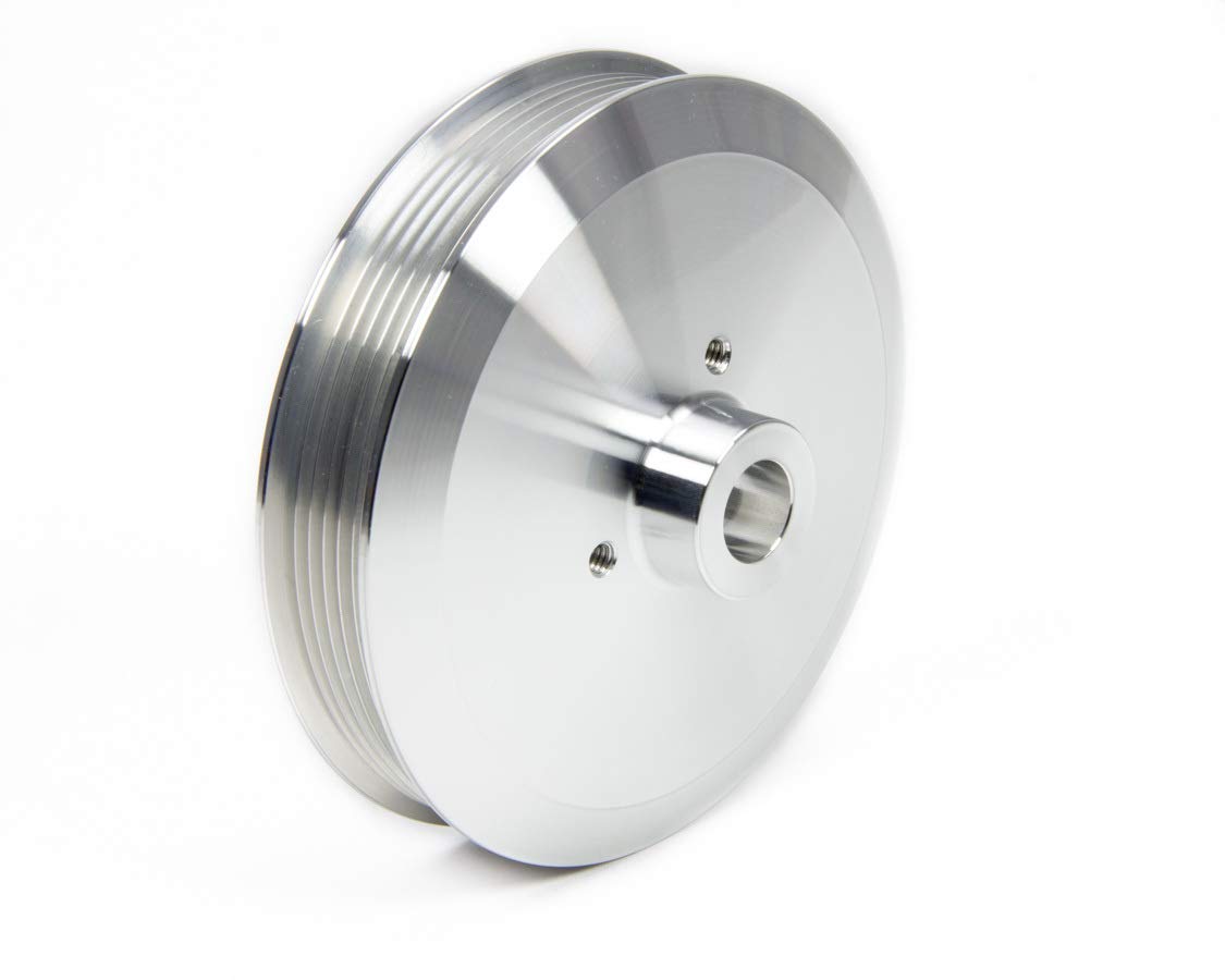 March Performance Power Steering Pump Pulley, Serpentine, 6-Rib, 3/4 in Press-On