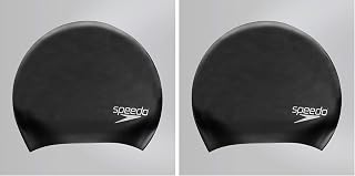 Speedo Unisex Long Hair Cap Swim Cap Snag Free Easy-On
