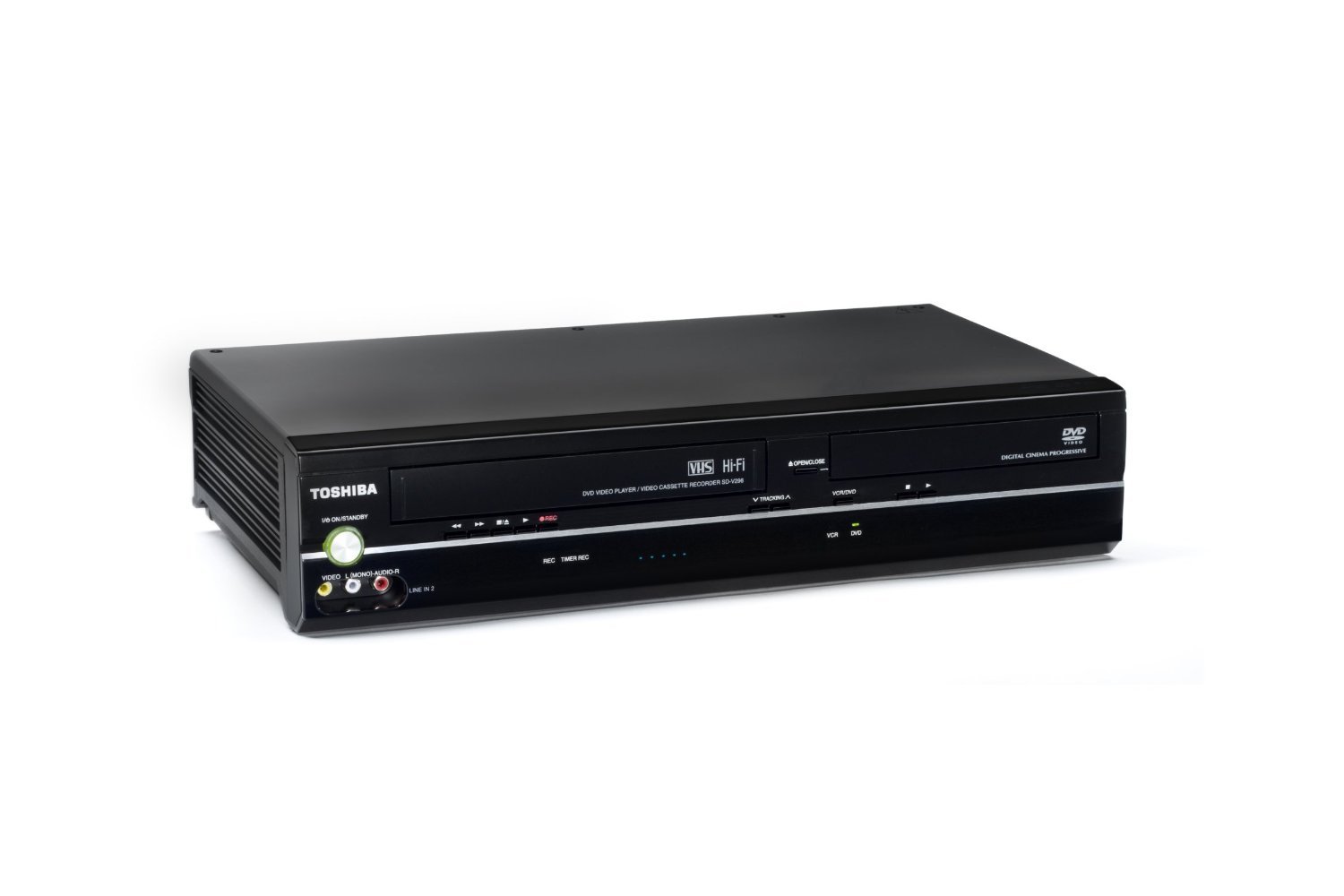 Toshiba SDV296 DVD/VCR Combo Player (Black)