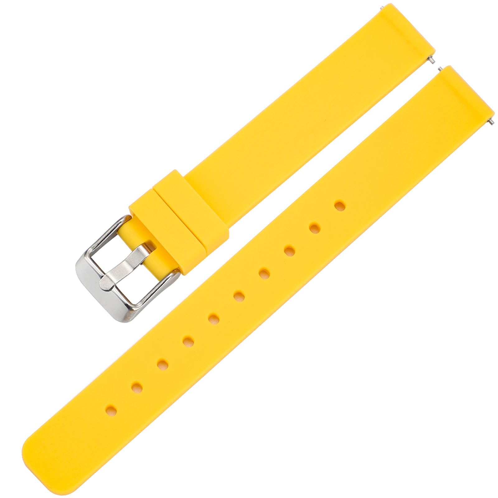 Rihahisy Silicone Watch Straps for Men, 12mm, 14mm, 16mm, 17mm, 18mm, 19mm, 20mm