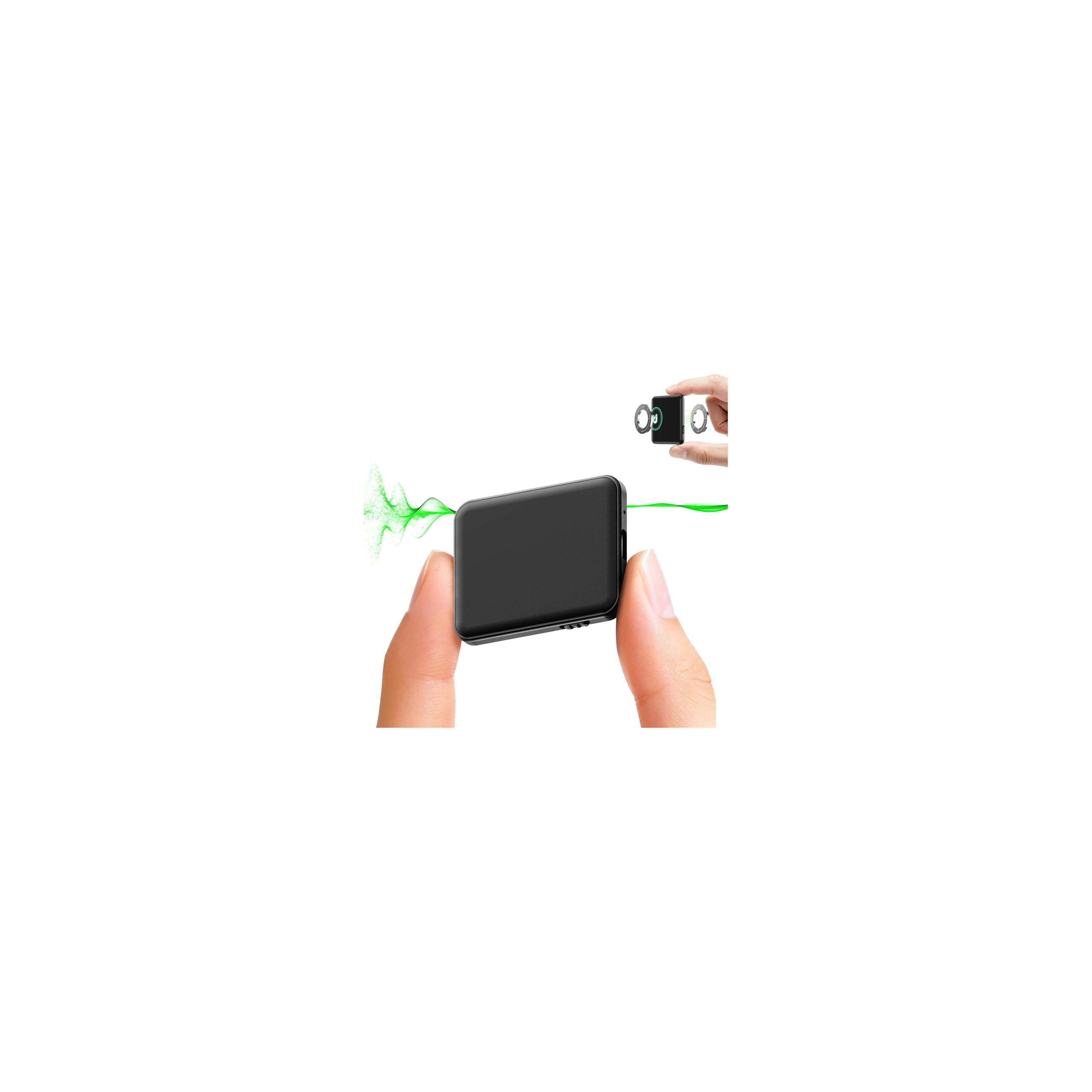 136GB (18800 Hour) Double-Sided Magnetic Voice Activated Recorder, Audio Recorde