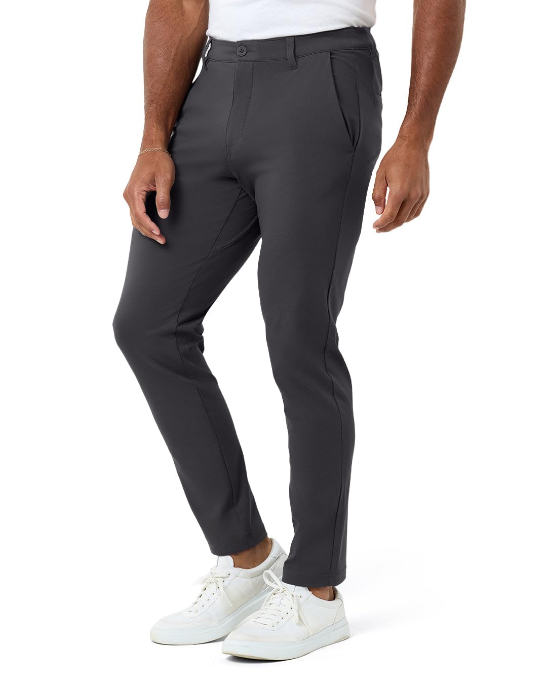 Casual Pants for Men Slim Fit Stretch Chino Tech Travel Pants Tapered