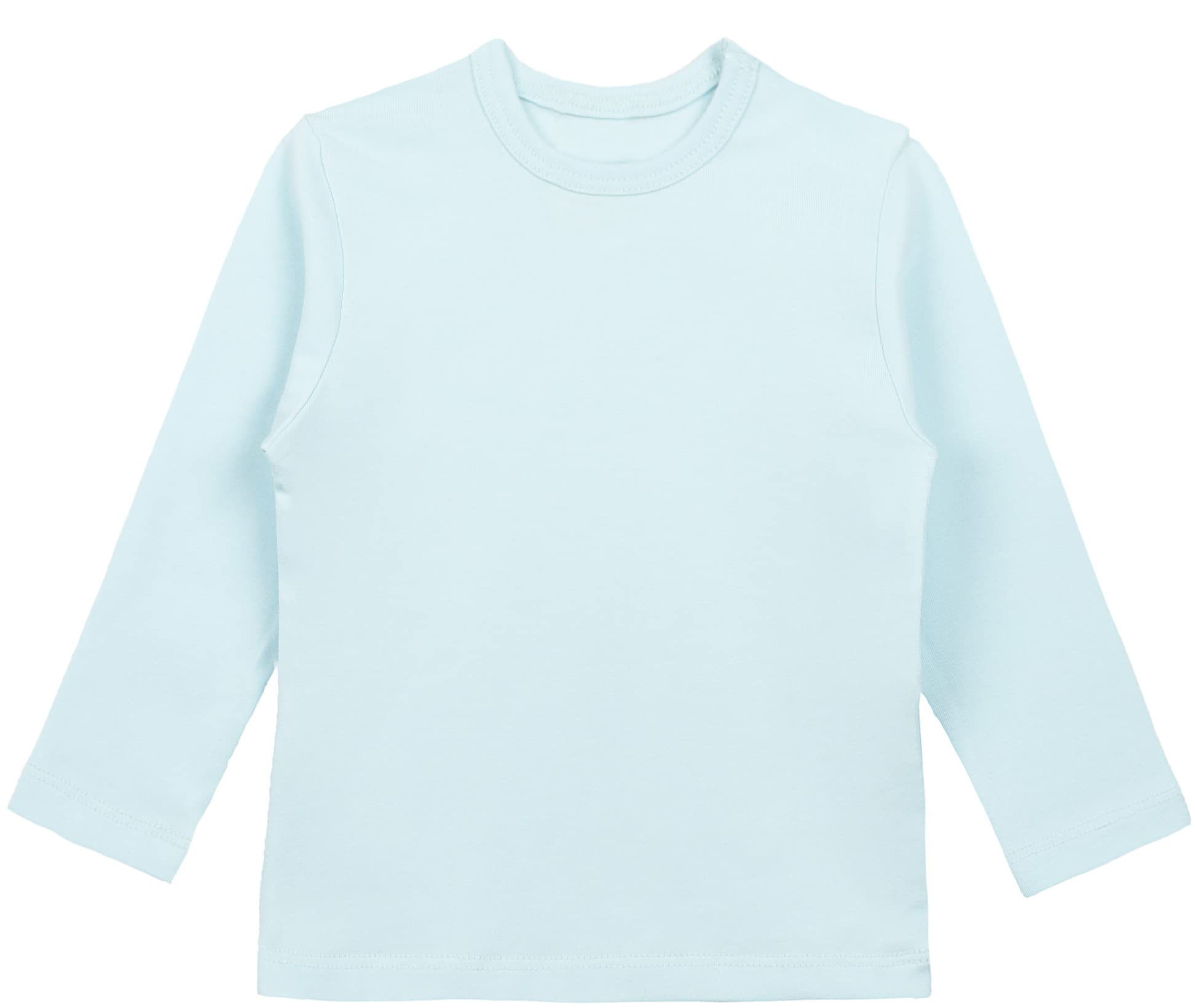 Lilax Girls Basic Long Sleeve Round Neck T-Shirt