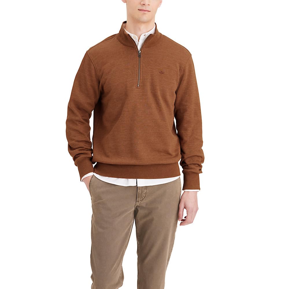 Dockers Men's Half Zip Sweater