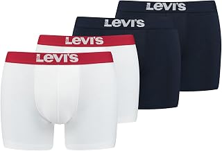 Levi's Men's Solid Basic Boxers (4 Pack) Men's Boxer Shorts