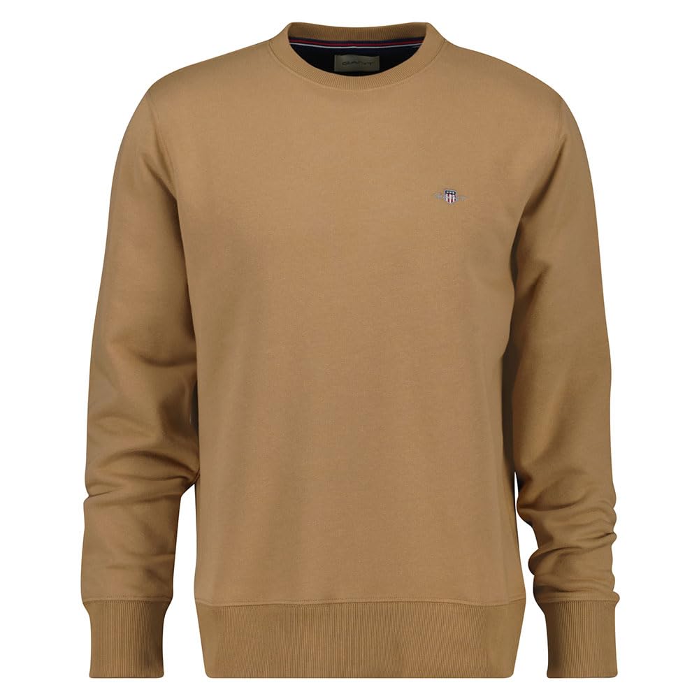 GANT Men's Regular Coat Sweatshirt, Oat Beige