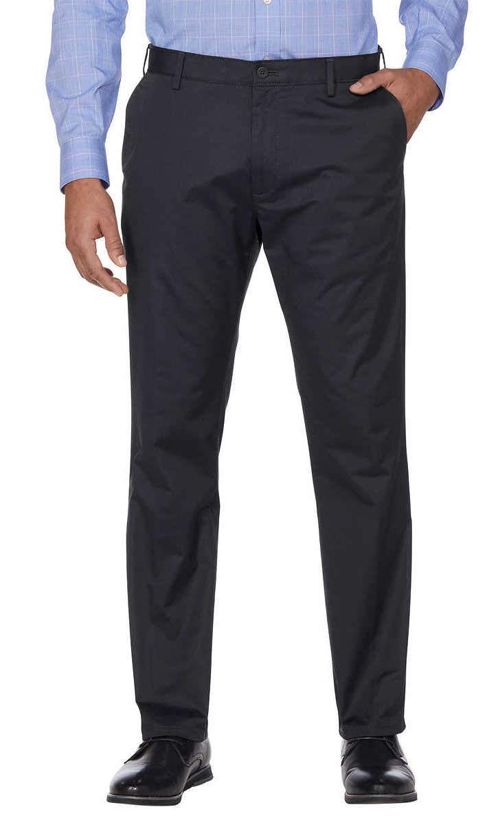 IZOD Men's Big & Tall Performance Stretch Flat Front Pant