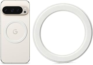 2X Stronger 2000Gs for MagSafe Sticker Built-in Magnet Layer & Metal Ring, Magnetic Conversion Adapter for Phone Case, Compatible with Magsafe Accessories and Wireless Charging (1, White)