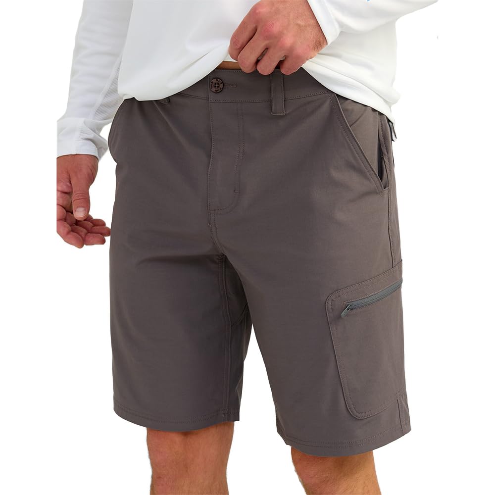HUK Men's Next Level 10.5" Short, Quick-Drying Fishing Shorts for Men