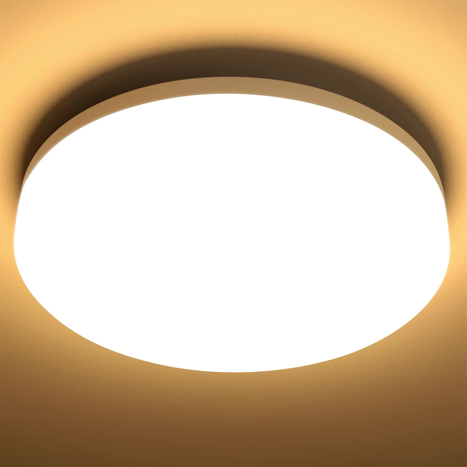 Lepro Bathroom Light Warm White, 15W IP54 Waterproof Ceiling Lights, 22cm | 1500