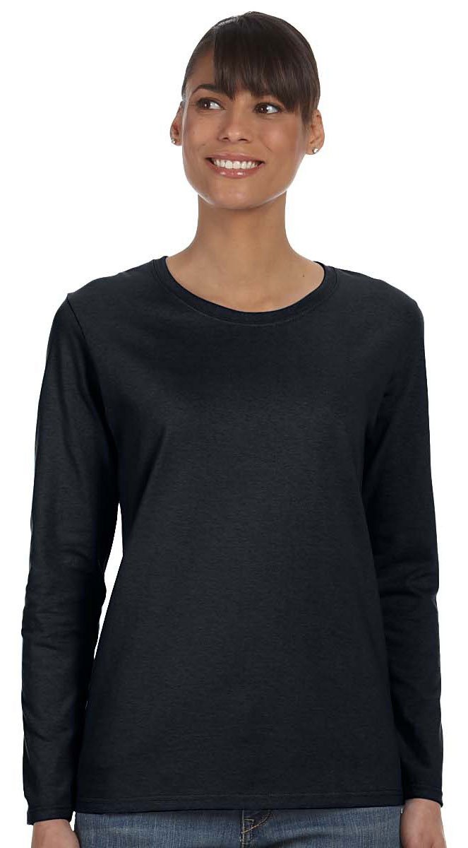 Gildan Women's Heavy Cotton Missy Fit Long-Sleeve T-Shirt