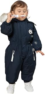 Xifamniy Toddler Snowsuit 2T 3T 4T 5T Ski Suit Baby Girl Boy Winter Clothes Coat Outwear Snow Suit Hooded Romper Jumpsuit
