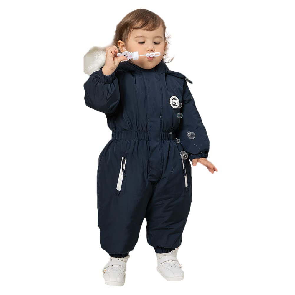 Xifamniy Toddler Snowsuit 2T 3T 4T 5T Ski Suit Baby Girl Boy Winter Clothes Coat