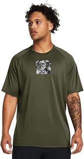 Under Armour Men's Tech Print Fill Short Sleeve Crew Neck