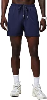 Fabletics The One Men's Shorts (Lined) Training Swim Lightweight Quick Dry Zip Pocket Stretch Fabric