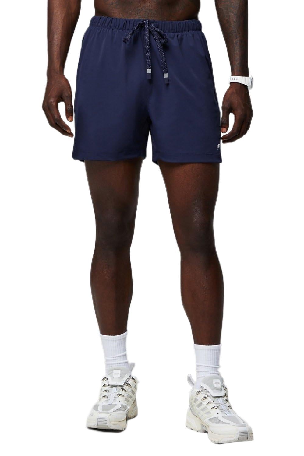 Fabletics The One Men's Shorts (Lined) Training Swim Lightweight Quick Dry Zip P