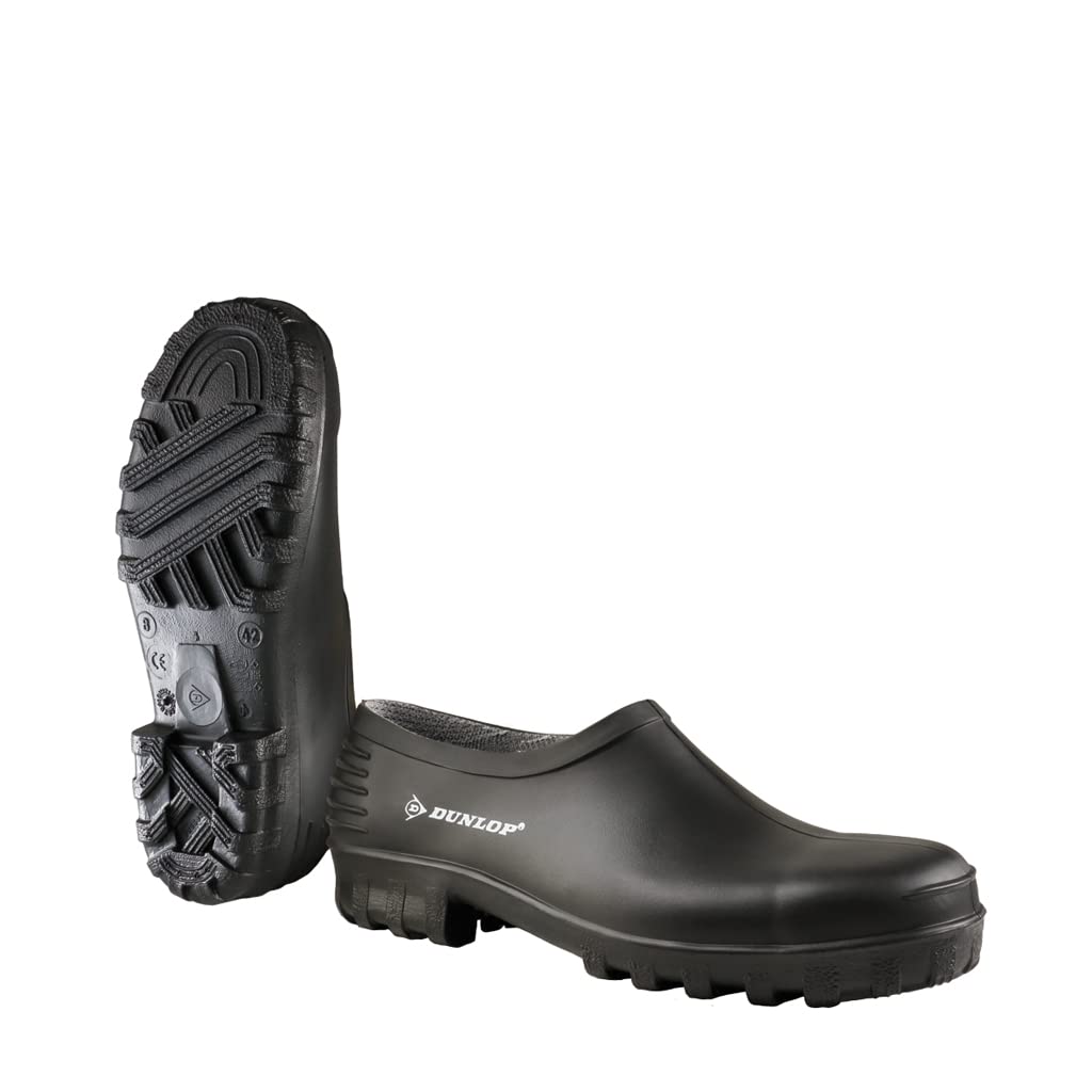 DUNLOP Monocolour - Unisex Safety Clog Easy Slip-on Short Protective Shoes, CE C