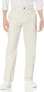 Amazon Essentials Men's Classic Fit Stretch Chino Trousers without Front and Wrinkle Resistant