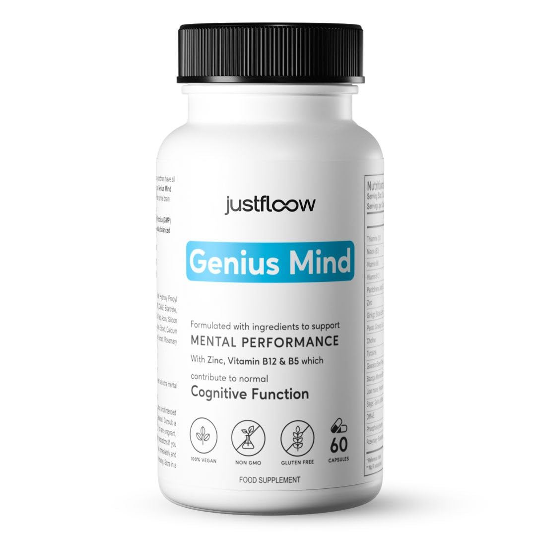 Genius Mind® Nootropic Brain Supplement, Support Cognitive Function, Energy Leve