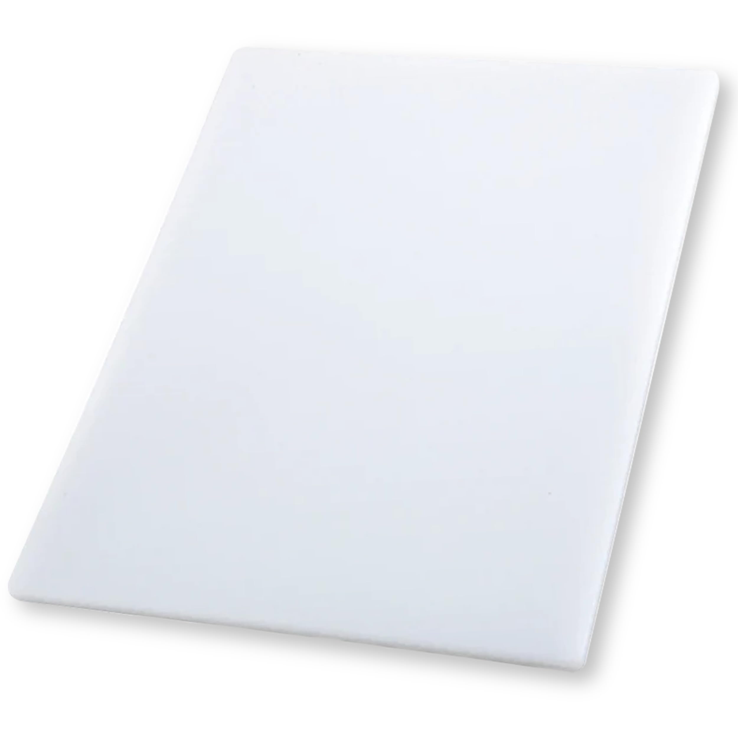 Winco CBWT-1218 Cutting Board, 12 by 18 by 1/2-Inch, White | Dishwasher safe, St