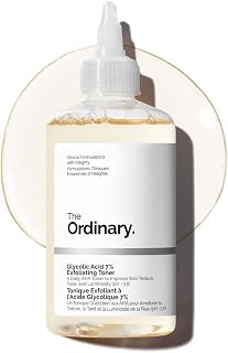 The Ordinary Glycolic Acid 7% Exfoliating Toner, Brightening and Smoothing Daily Toner for More Even-Looking Skin Tone