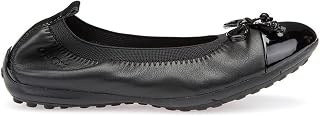 Geox Cpiuma22 Ballerina Flat (Toddler/Little Kid/Big Kid),Black,39 M - 6 Yth