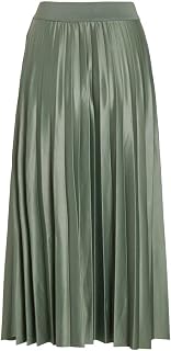 Vila Vinitban Women's Pleated Midi Skirt